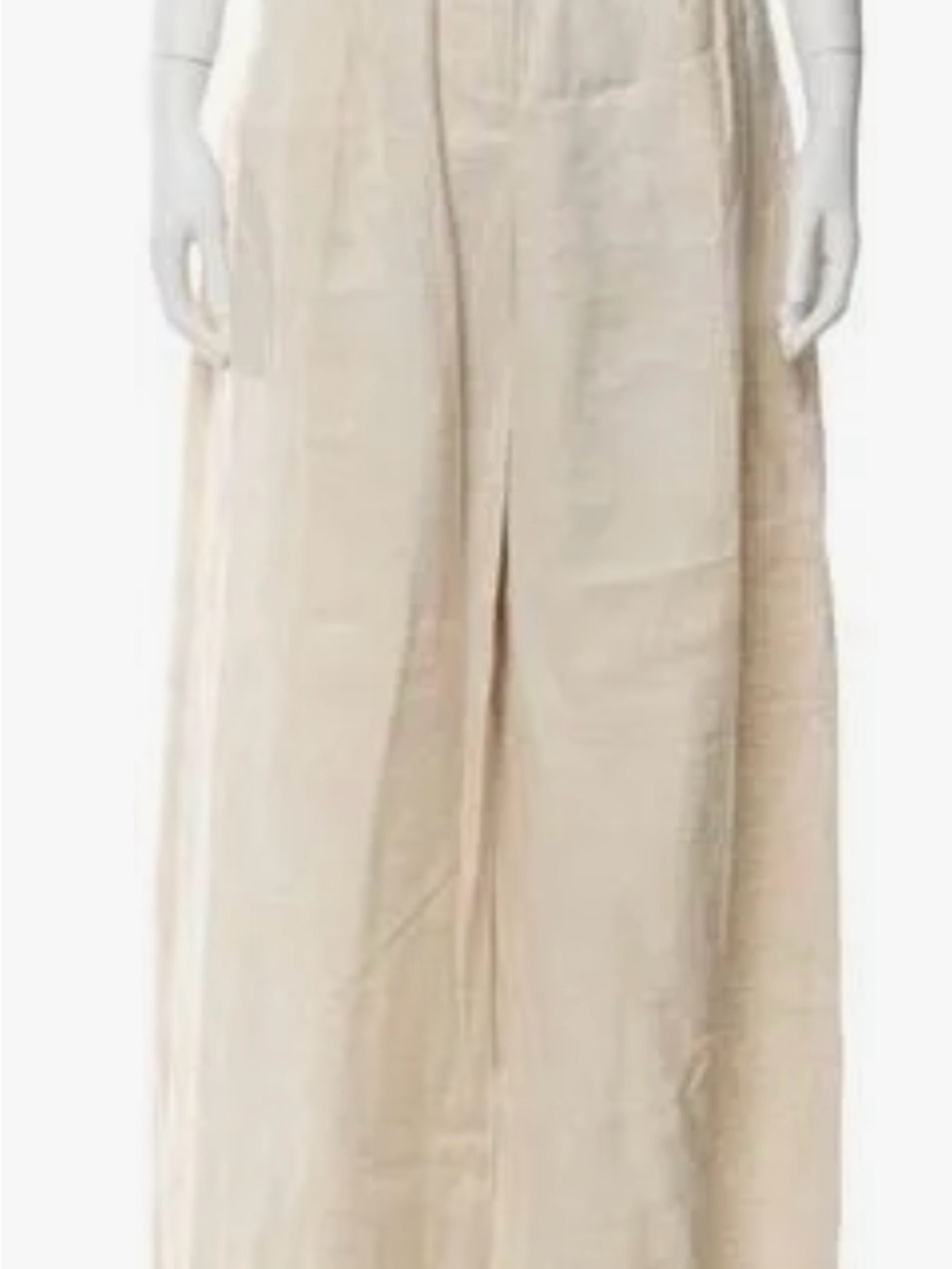STAUD Natural Linen Wide-Leg Pants - Picture 4 of 4
